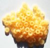 100 3x7mm Rough Cut Milky Orange Spacer Beads